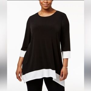 Calvin Klein color block top